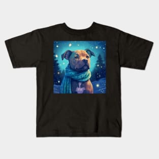 Staffy Puppy Kids T-Shirt